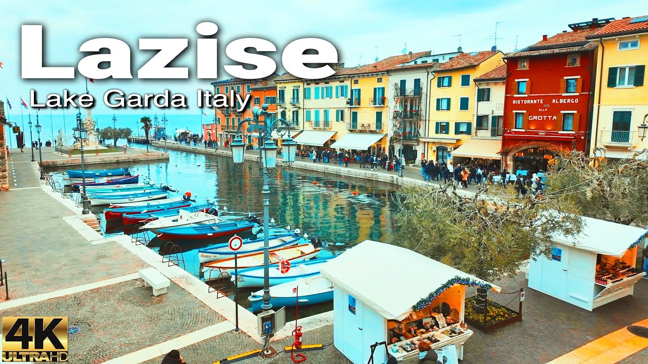 Lazise Italy Walking Tour 4K | Must-See Lake Garda Town
