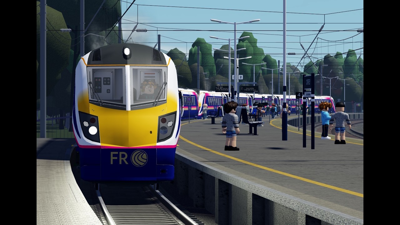 Roblox | British Railway V1.4 | Class 180 | Intercity | Cuffley → Leaton