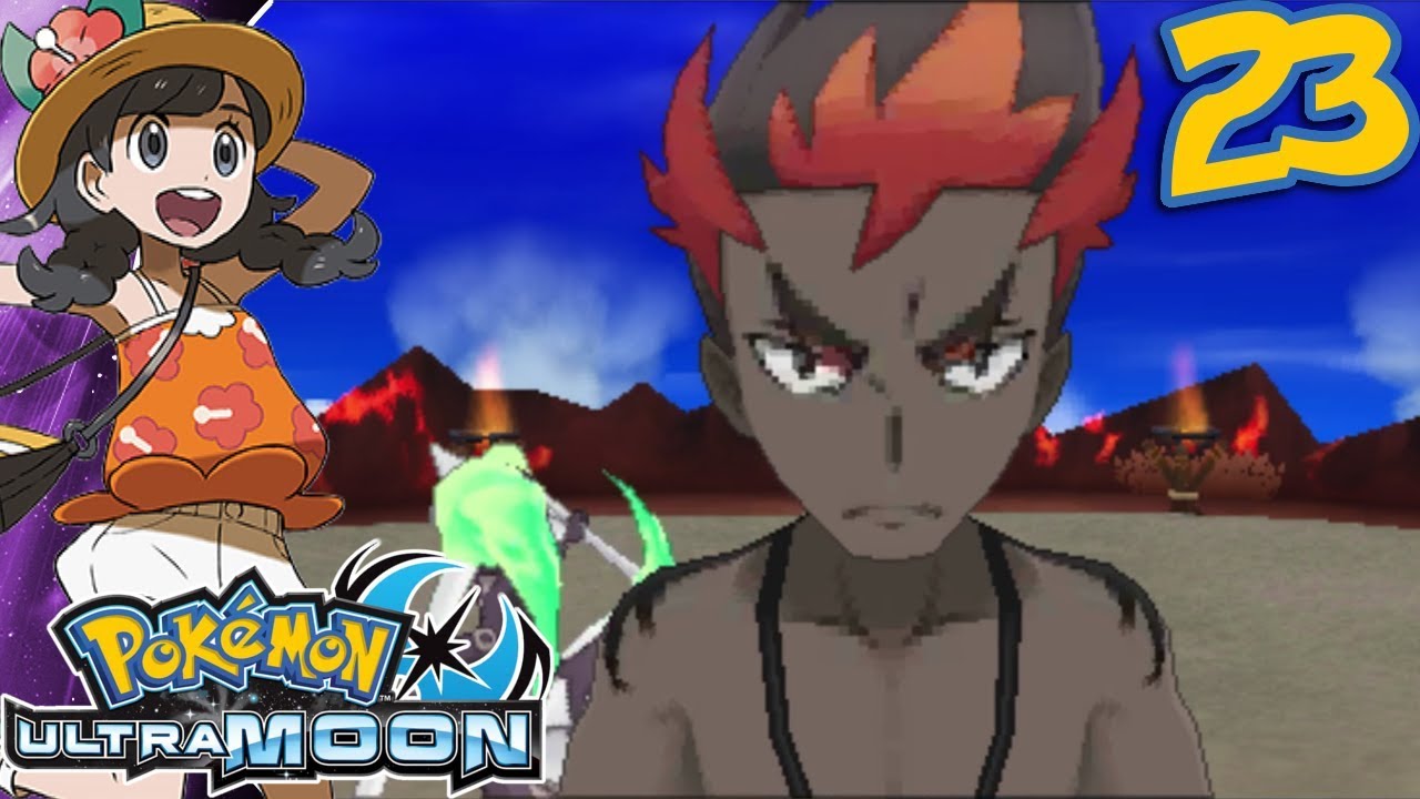 Pokémon Ultra Moon - Part 23: Captain Kiawe's Trial | Wela Volcano Park - Gameplay Walkthrough