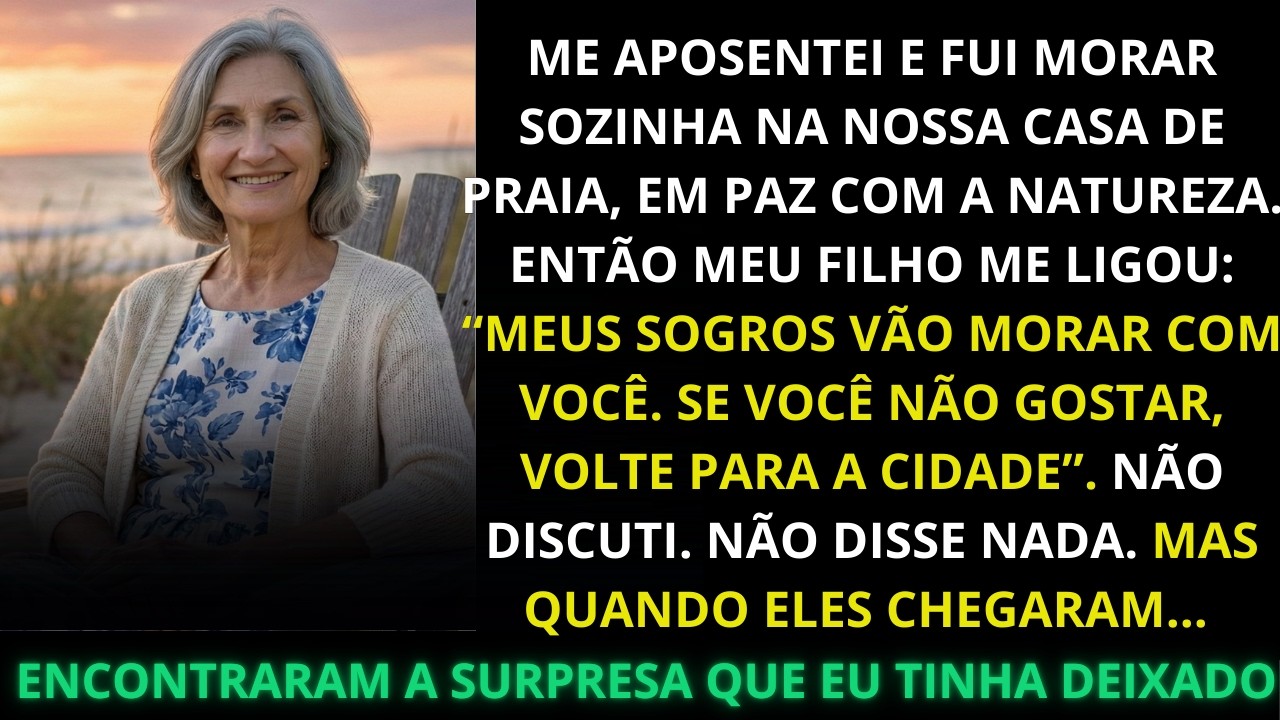 Meu filho queria trazer os sogros para minha casa de praia, então preparei uma “surpresa”...
