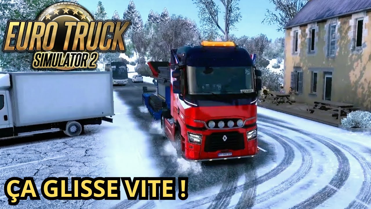 Neige & Virages PIÉGEUX sur la Nationale en France | ETS2