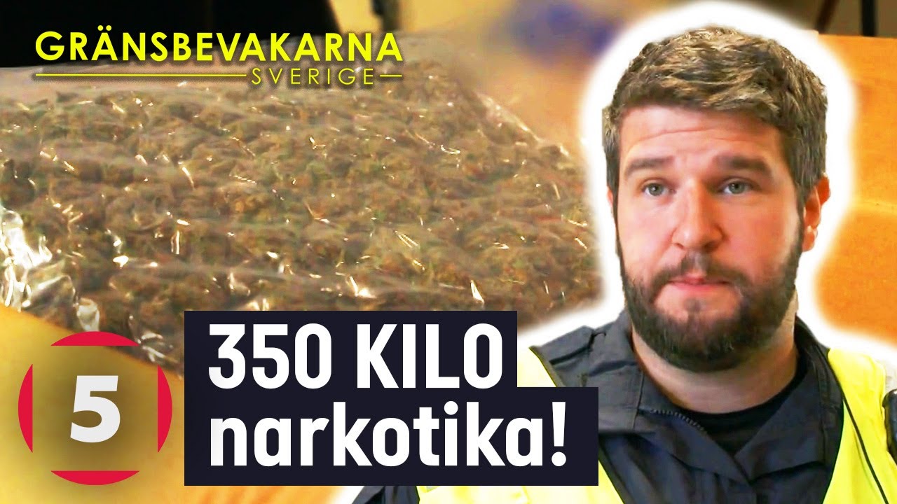 Påstår transportera chips - smugglar egentligen 350 kilo droger! | Gränsbevakarna Sverige | Kanal 5