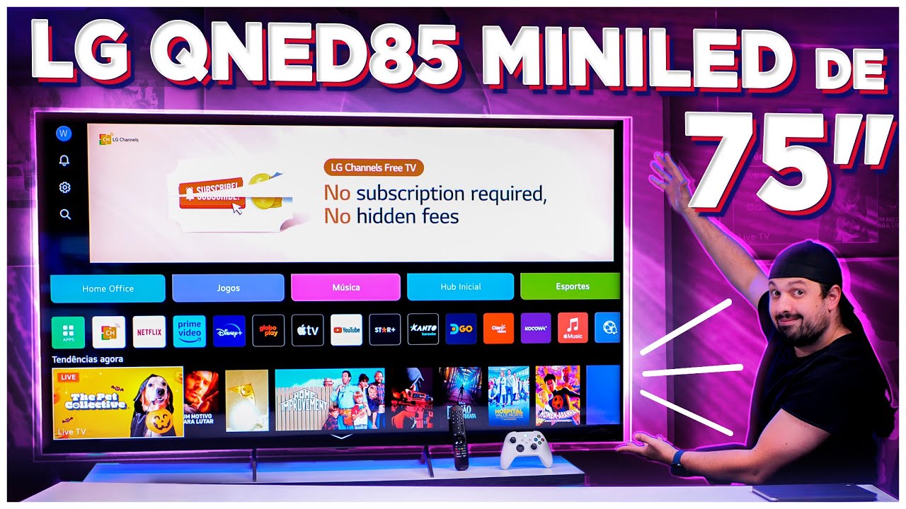 A TV QNED 4K de 75 polegadas da LG! Mini LED + NanoCell + Pontos Quânticos! (ANÁLISE)