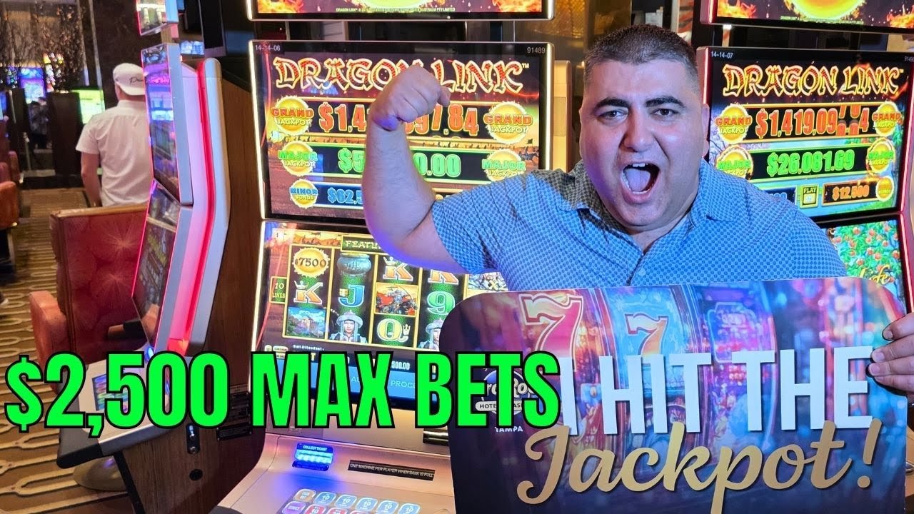 Максимальная ставка до $2500 в Dragon Link и мегаджекпот HandPay