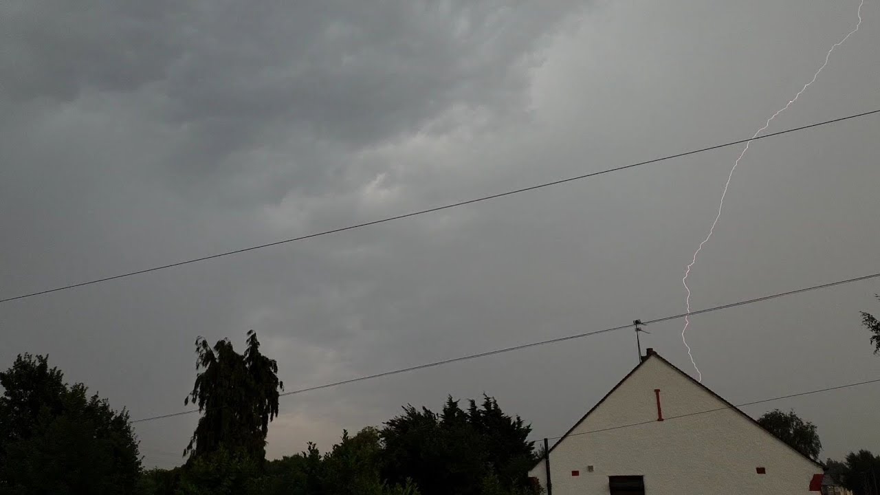 Thunderstorms Arrive In London After Record Breaking Heatwave.