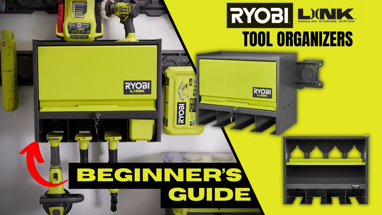 How to Install the RYOBI LINK Lockable & Open Tool Organizers