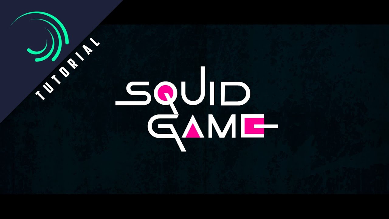 How to Create Squid Game Title Sequence in Alight Motion