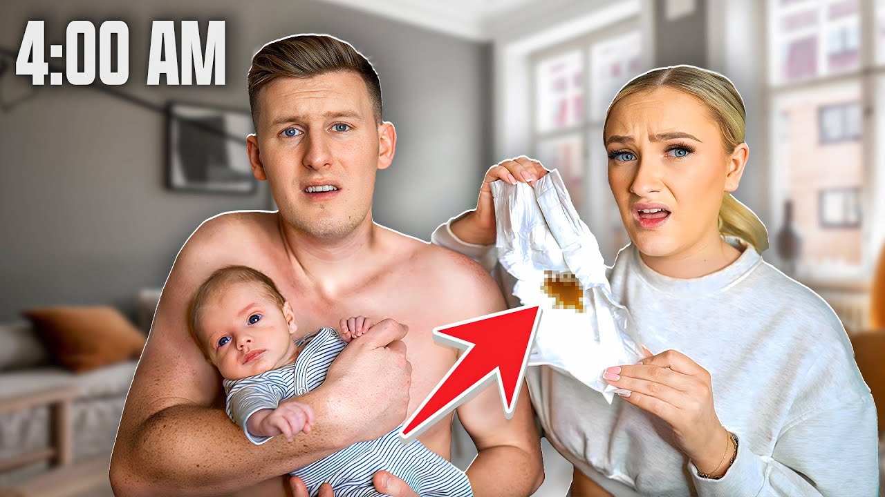 a REAL Day in The Life With a NEWBORN *Full 24 Hours*