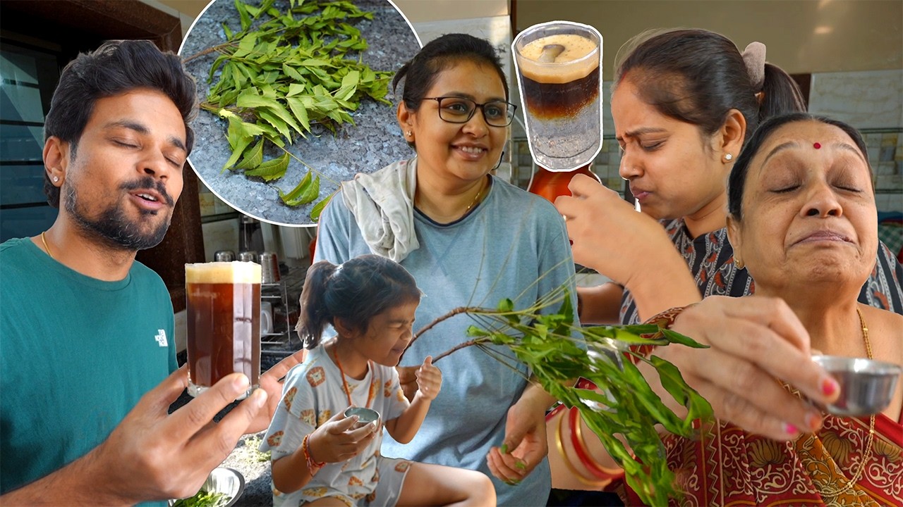 Sarika ne neem ke patto ka juice sab ko pilaya aur jd special tonix coffee ki recipe !