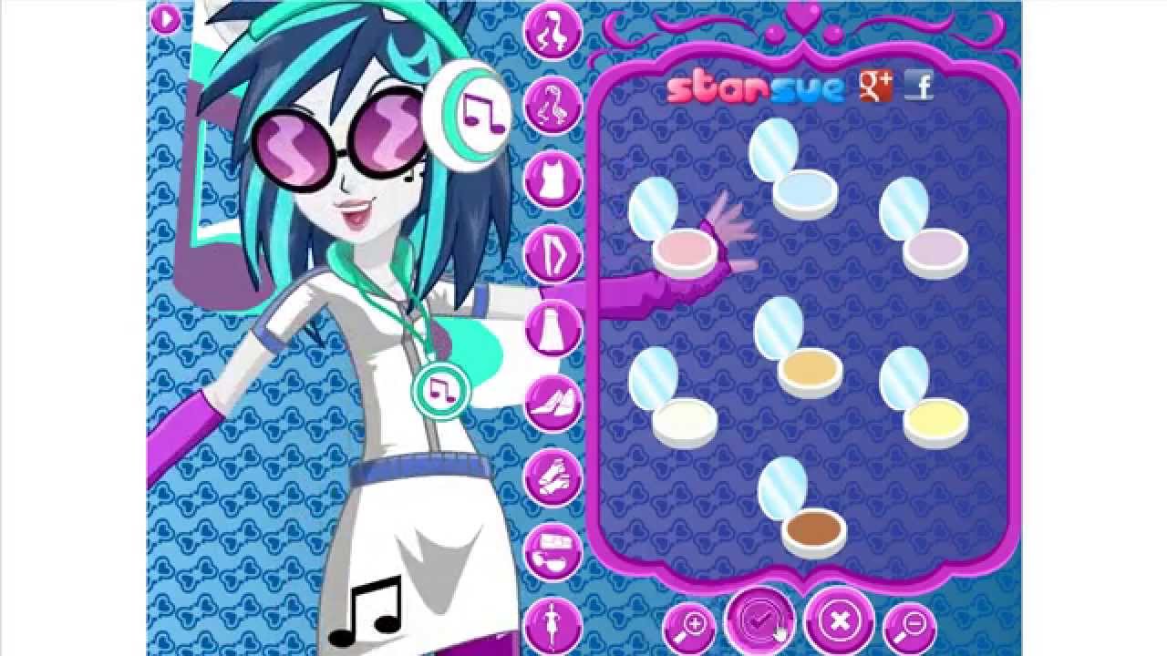 Rainbow Rocks DJ Pon-3 Dress Up Game First Look Video