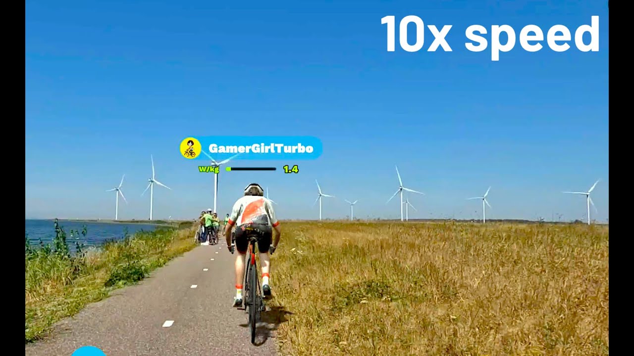 54 km Ride on the World’s Only Long Distance Triathlon Course 🇳🇱 Challenge Almere-Amsterdam on ROUVY