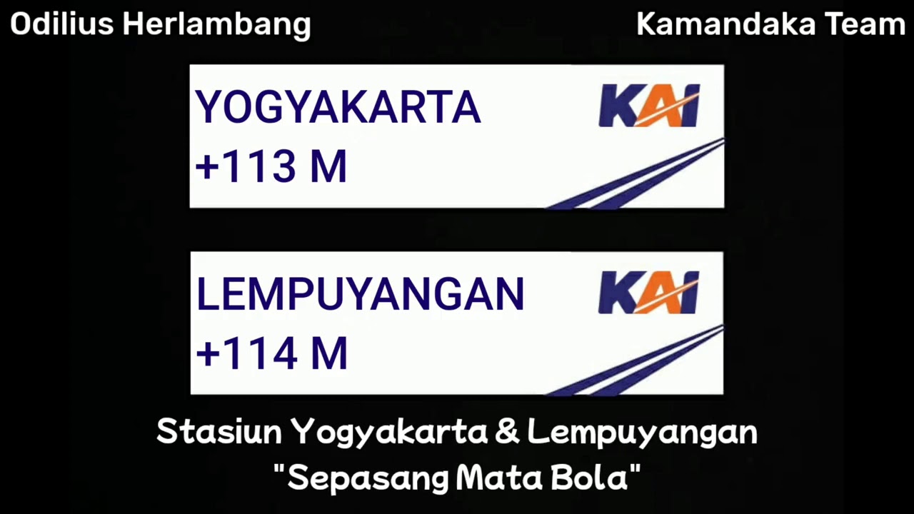 BARU!!! Bel Kedatangan Stasiun Yogyakarta & Lempuyangan - Sepasang Mata Bola by Purwaka Music