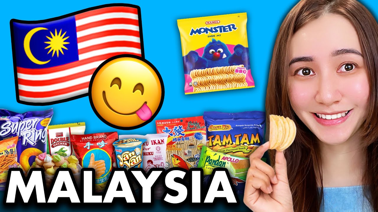 Trying Food From MALAYSIA 🇲🇾😋