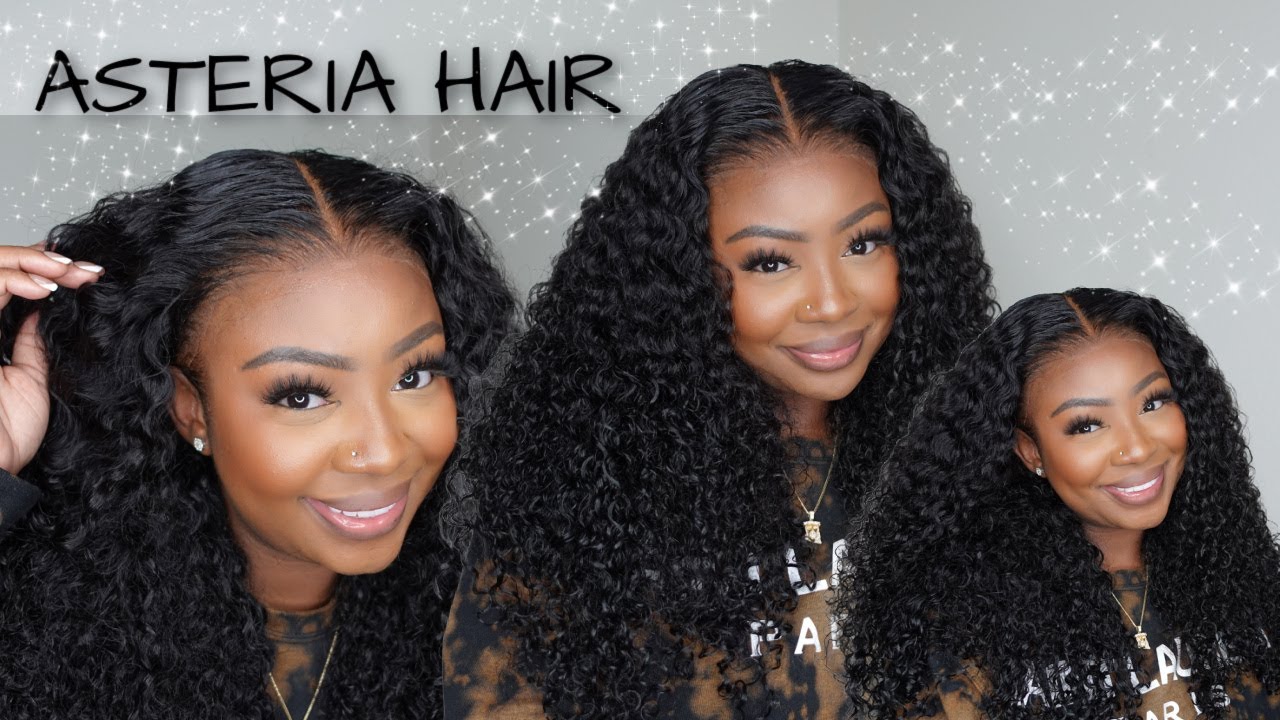 Lace Melt No Baby Hair 🔥 BOMB Curly HD Frontal Wig Install | END OF SUMMER SLAY X ASTERIA HAIR