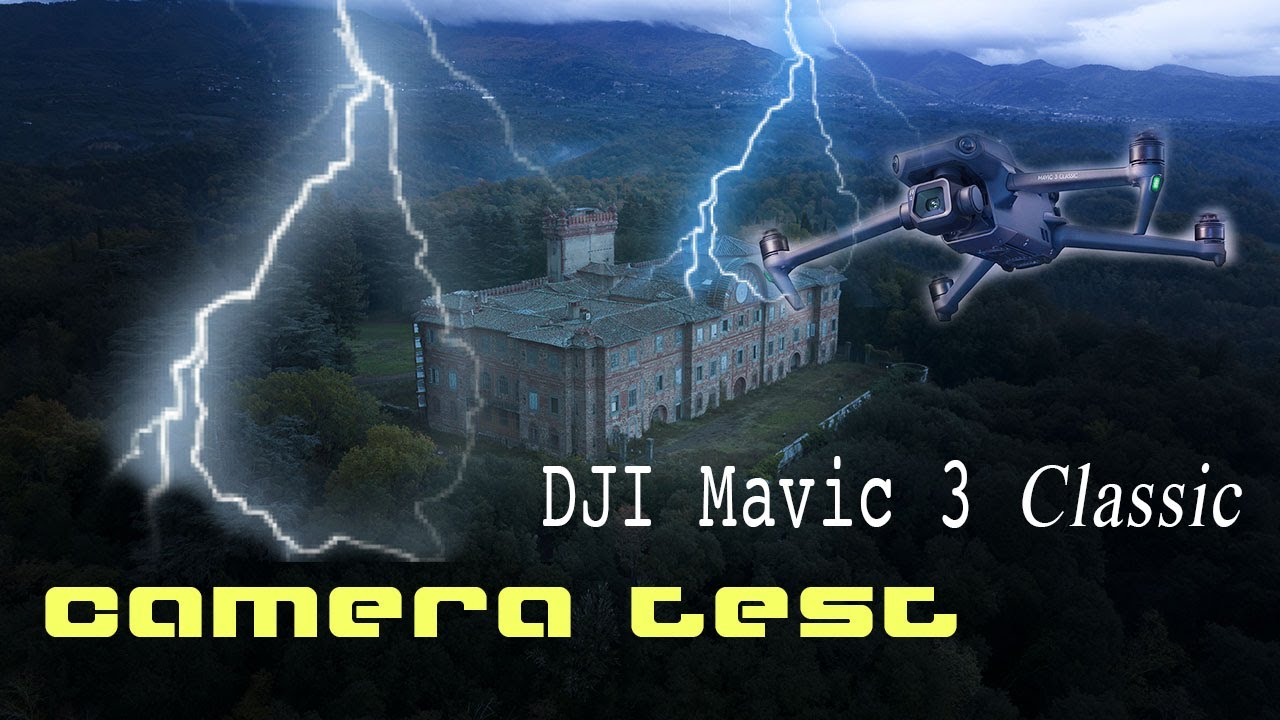 DJI MAVIC 3 CLASSIC SOTTO LA PIOGGIA al Castello di Sammezzano - CAMERA TEST
