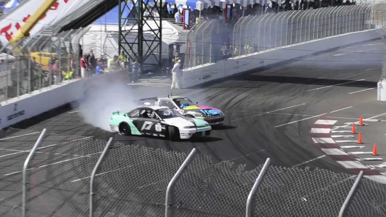 2012 Formula Drift Long Beach Raw Drift Footage