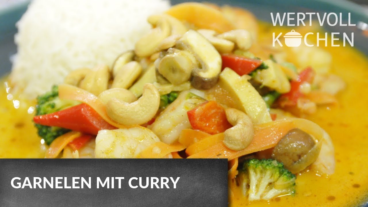 Garnelen mit Curry | WERTVOLL KOCHEN