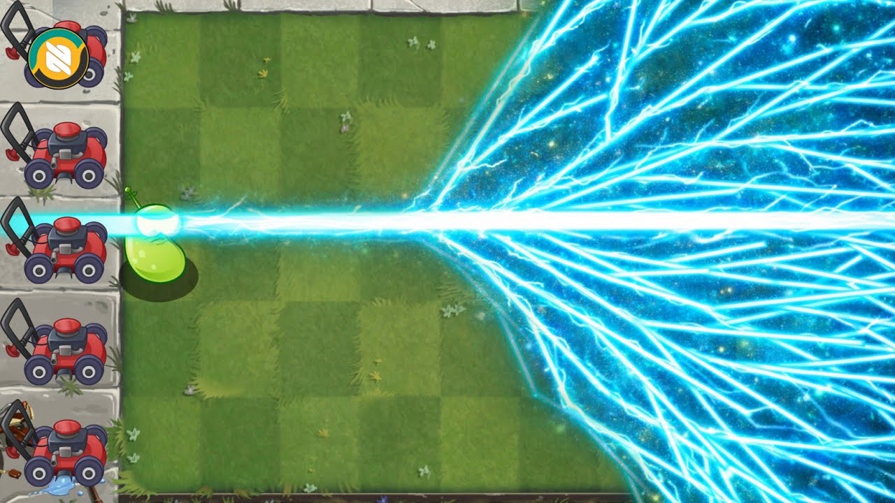 Pvz 2 Battlez - 5 Plant Max Level Power Up Vs 200 Bear Imp Zombie