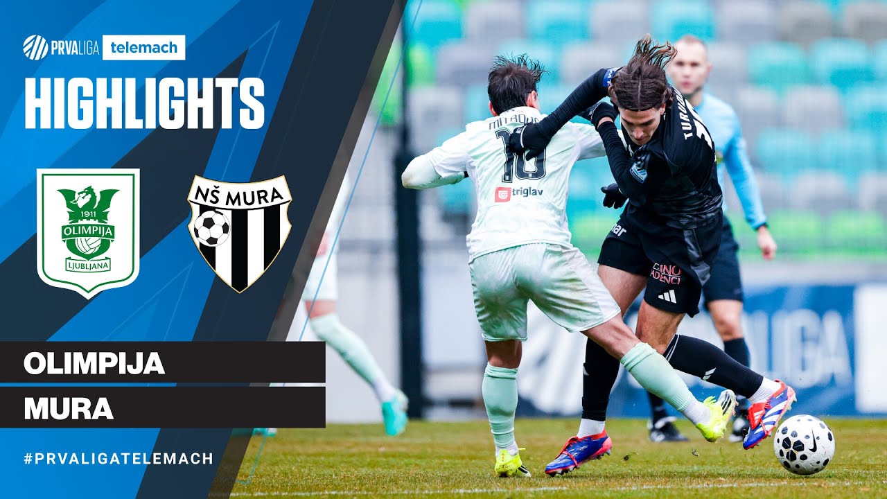 Olimpija 1-0 Mura | 19. krog 2025/26 #PrvaLigaTelemach