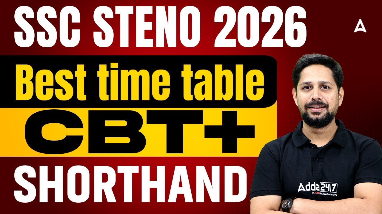 SSC Stenographer 2026 Vacancy | SSC Steno Syllabus, Study Plan | CBT + Shorthand | By Rudra Sir