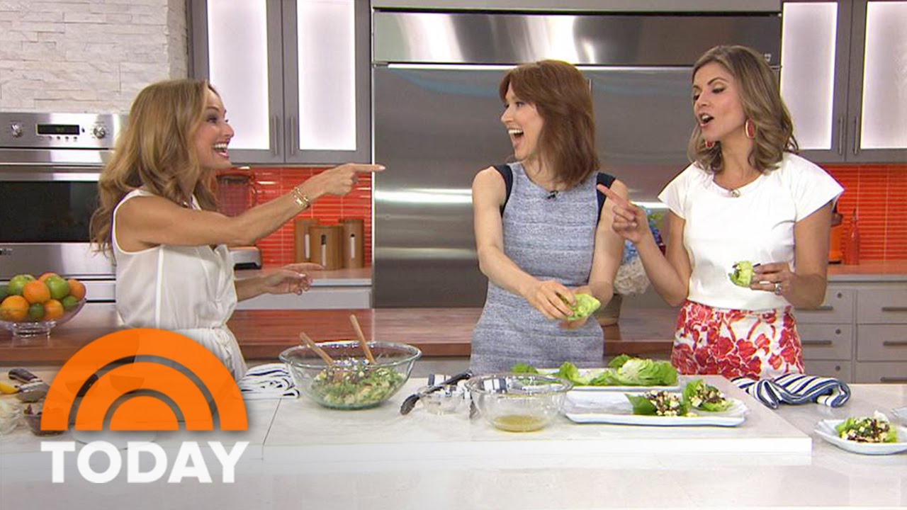 Giada Makes Chicken Chopped Salad In Lettuce Cups | TODAY