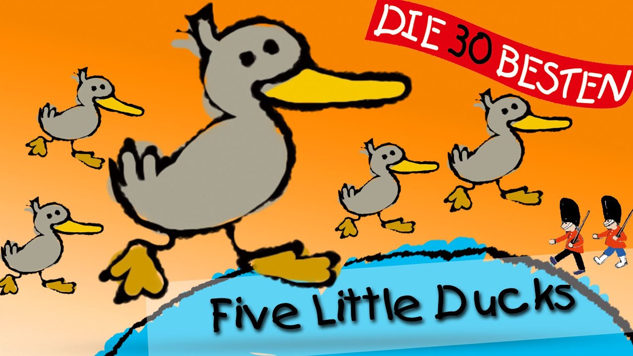 Five Little Ducks - englische Kindergarten Lieder || Kinderlieder