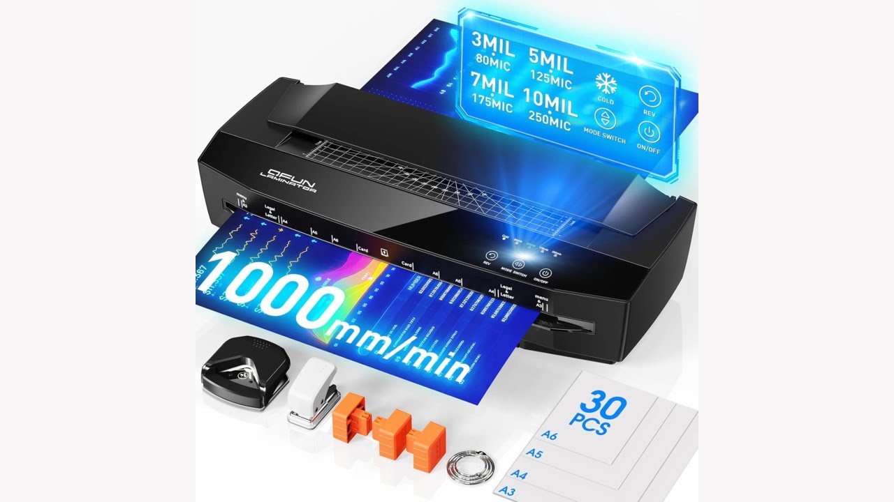 SL6316/SL6319-How to Use 3Mil-10Mil Laminator