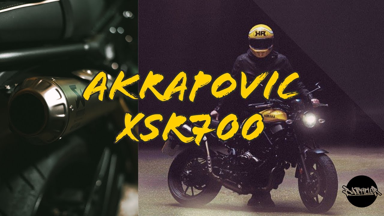 YAMAHA XSR700 AKRAPOVIC POV