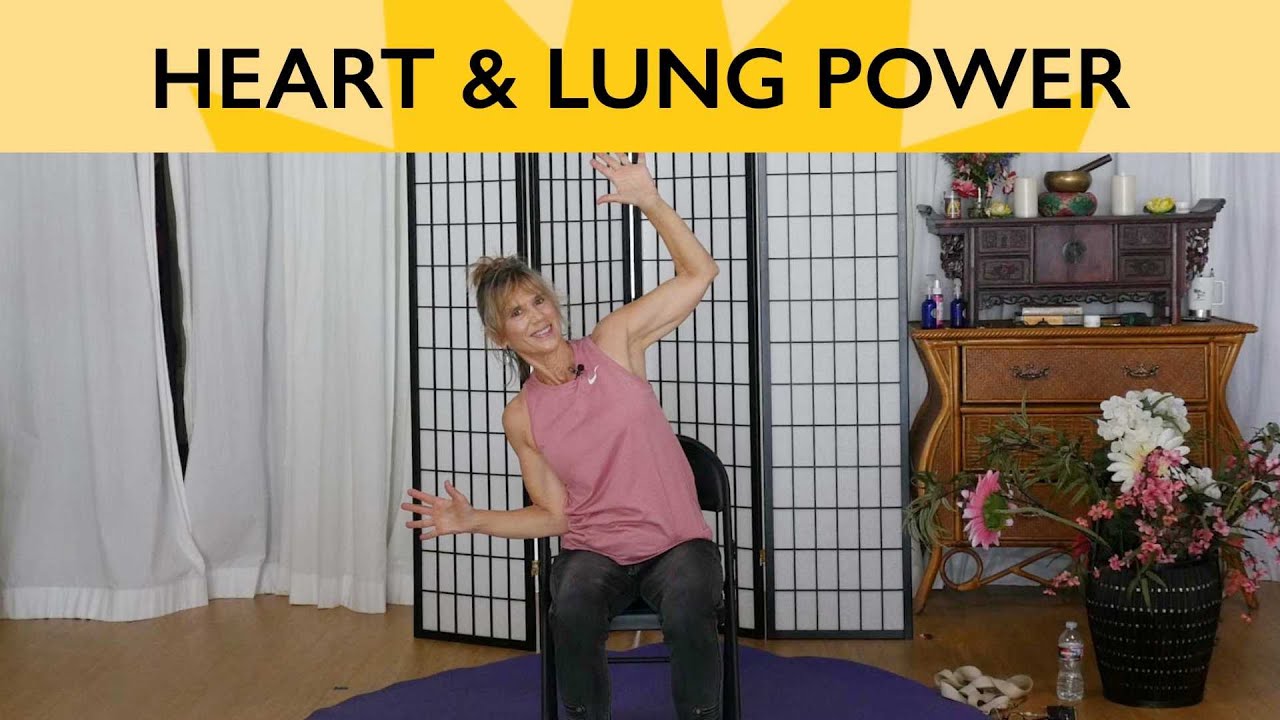 Quarter-Mile Cardio – Seated Heart & Lung Booster – Chair Yoga with Sherry Zak Morris, C-IAYT