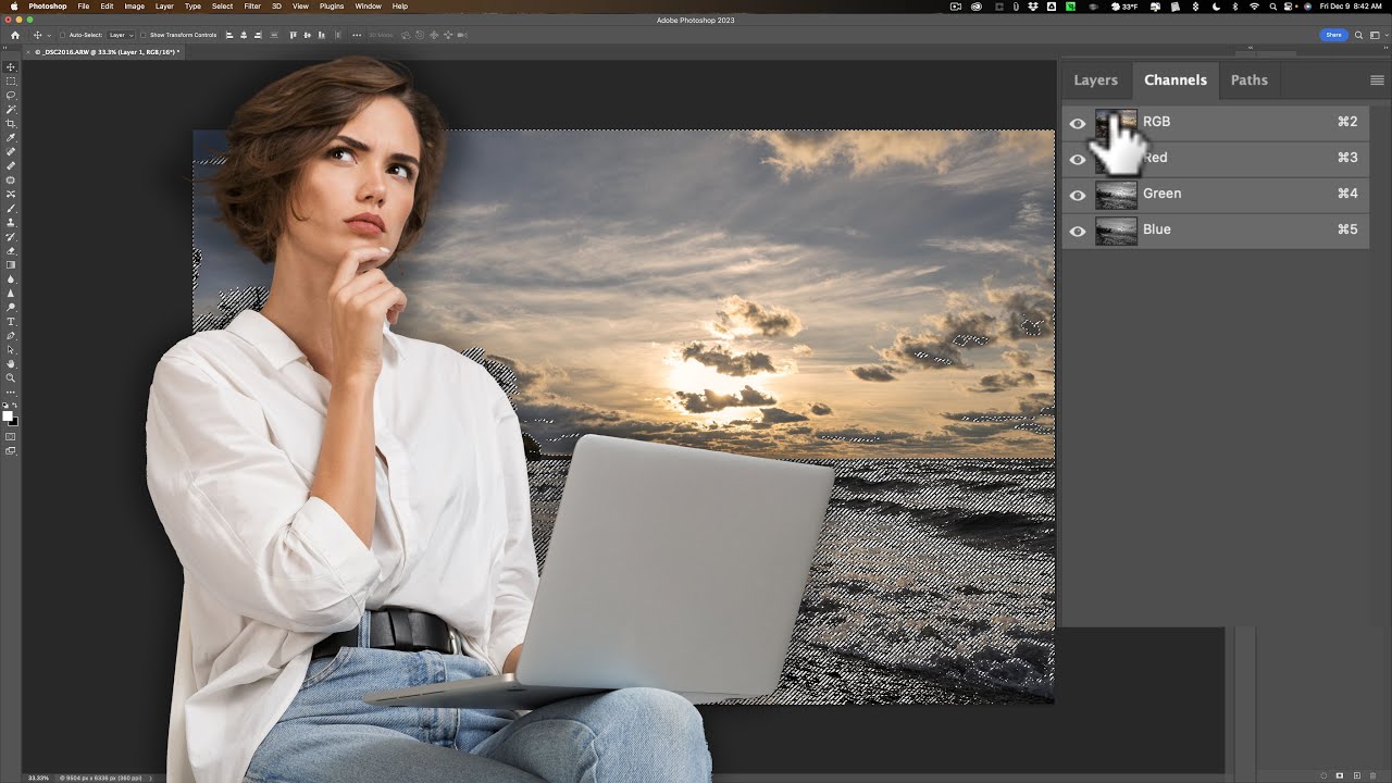 Photoshop Маскирование яркости 101