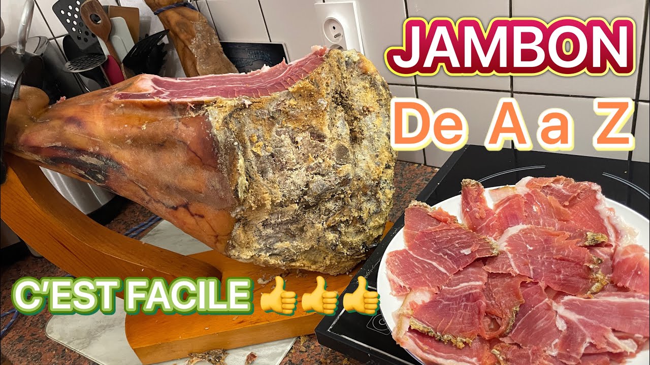 JAMBON crue de A &agrave; Z tout le proc&egrave;s  mon deuxi&egrave;me jambon et vous r&eacute;ussirez &agrave; 100% #jambon #recette