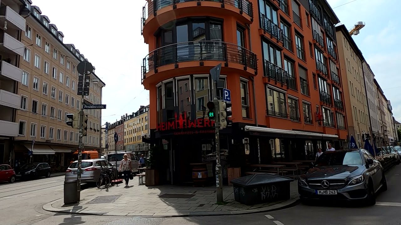 🇩🇪Munich Walk 2021June: along Müllerstrasse (downtown from Sendl.Tor Platz  to Isartor Platz)