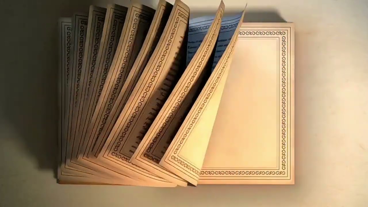 (With sound sfx) Book opening with turning pages Fairy Tale - No Watermark Free iStock Footage Video