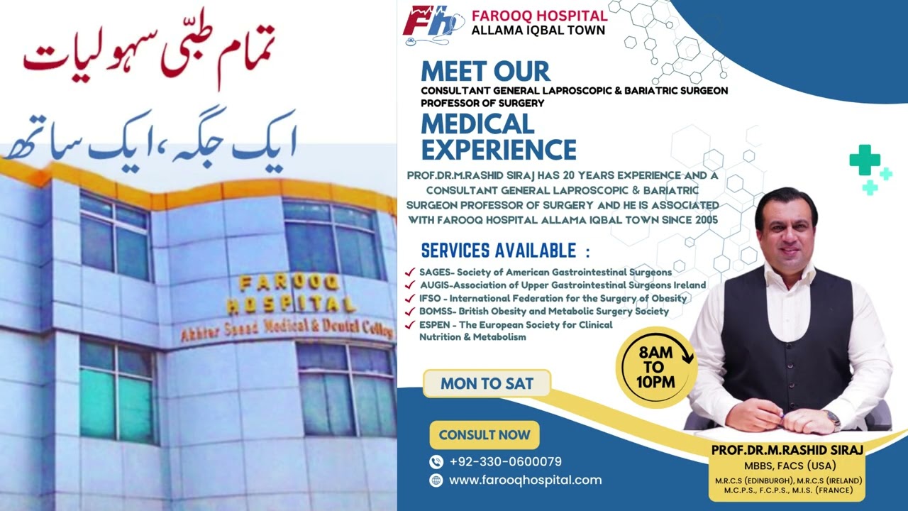 At Farooq Hospital Allama Iqbal Town Patient Syed Khalil Abbas Interview