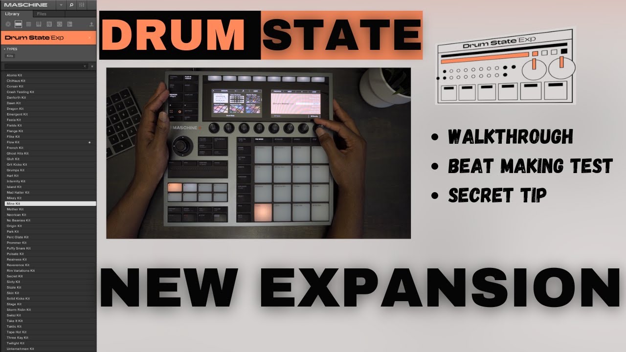 Drum State Expansion || Native Instruments || TR 909 Best Kit ?