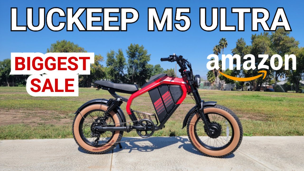 Самая большая распродажа на двухмоторный электровелосипед Luckeep M5 Ultra 52v и электровелосипед...