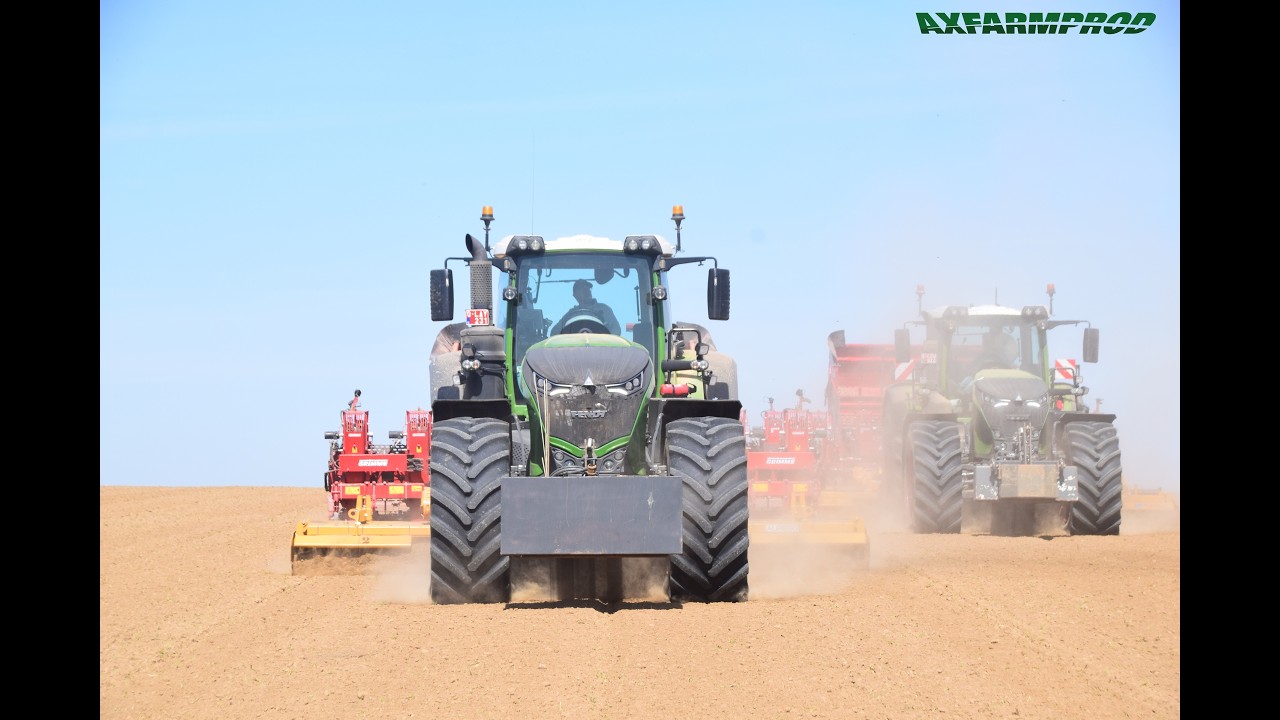 Посадка ФДТ в 16 рядов! - Fendt 942, 1050 и Grimme - Ропагри