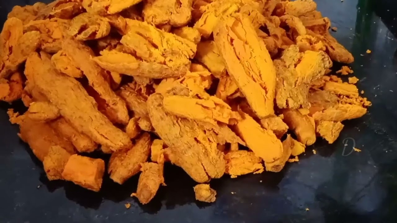 Turmeric powder haldi powder homemade turmeric powder Method 1