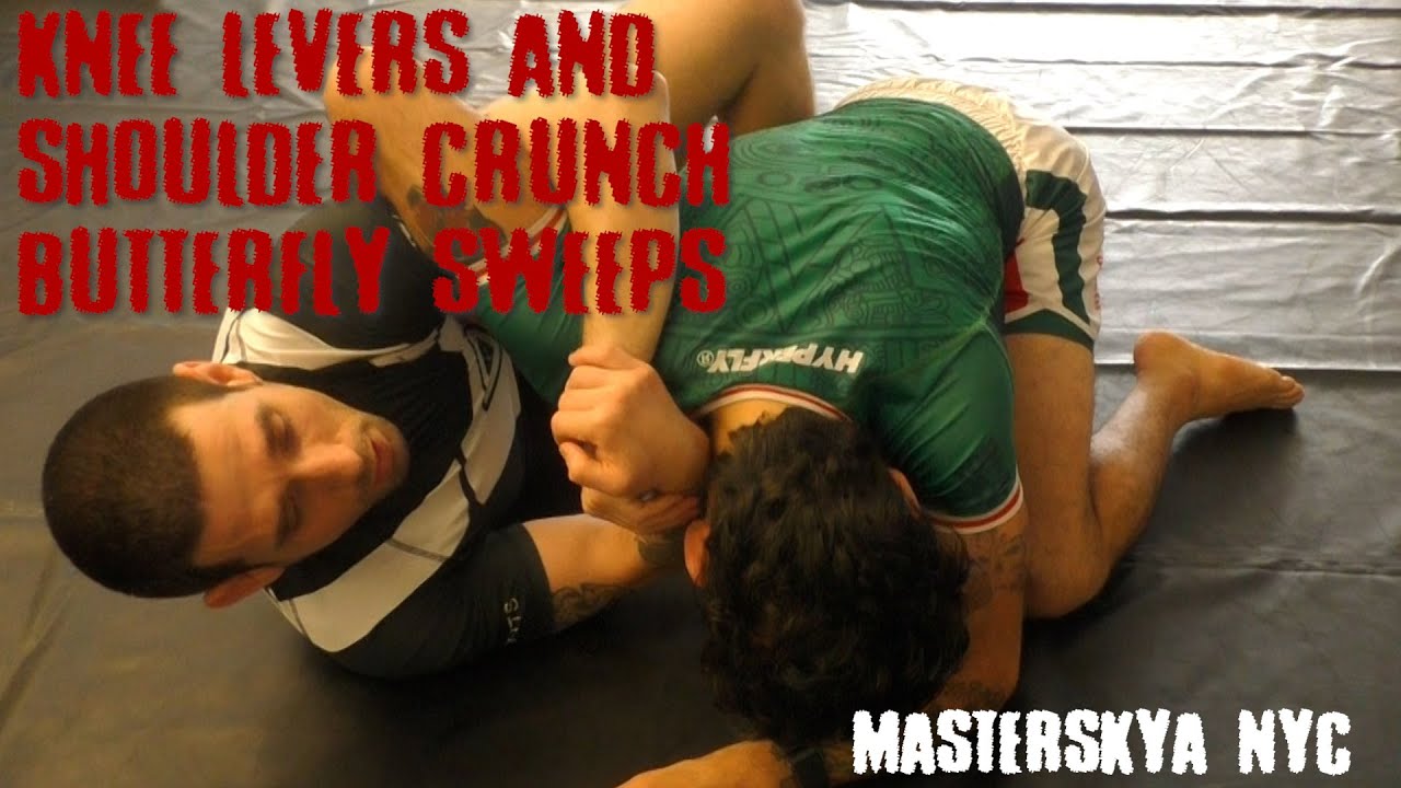 Masterskya BJJ - Knee Levers And Shoulder Crunch Butterfly Sweeps