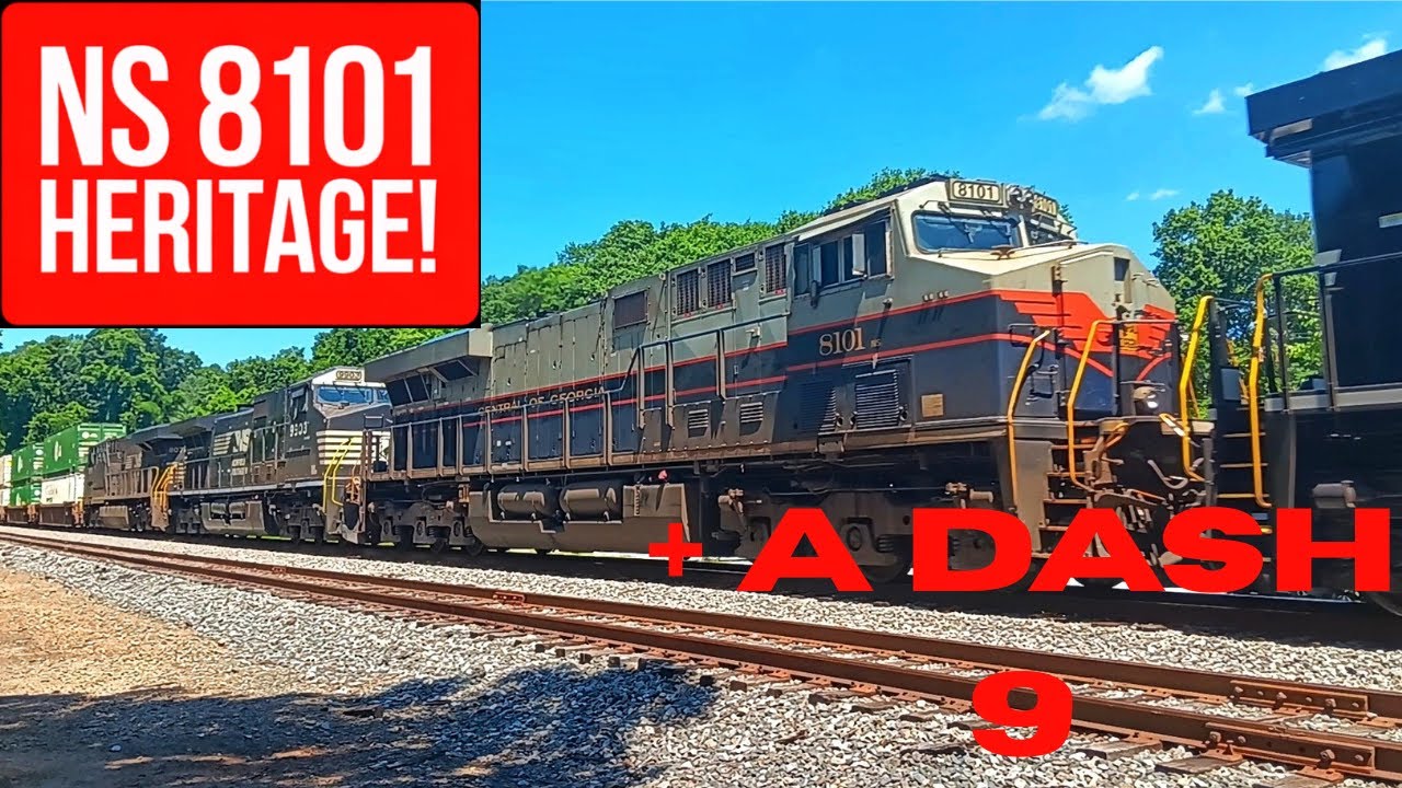 NS 8101 Central of Georgia Heritage Unit!