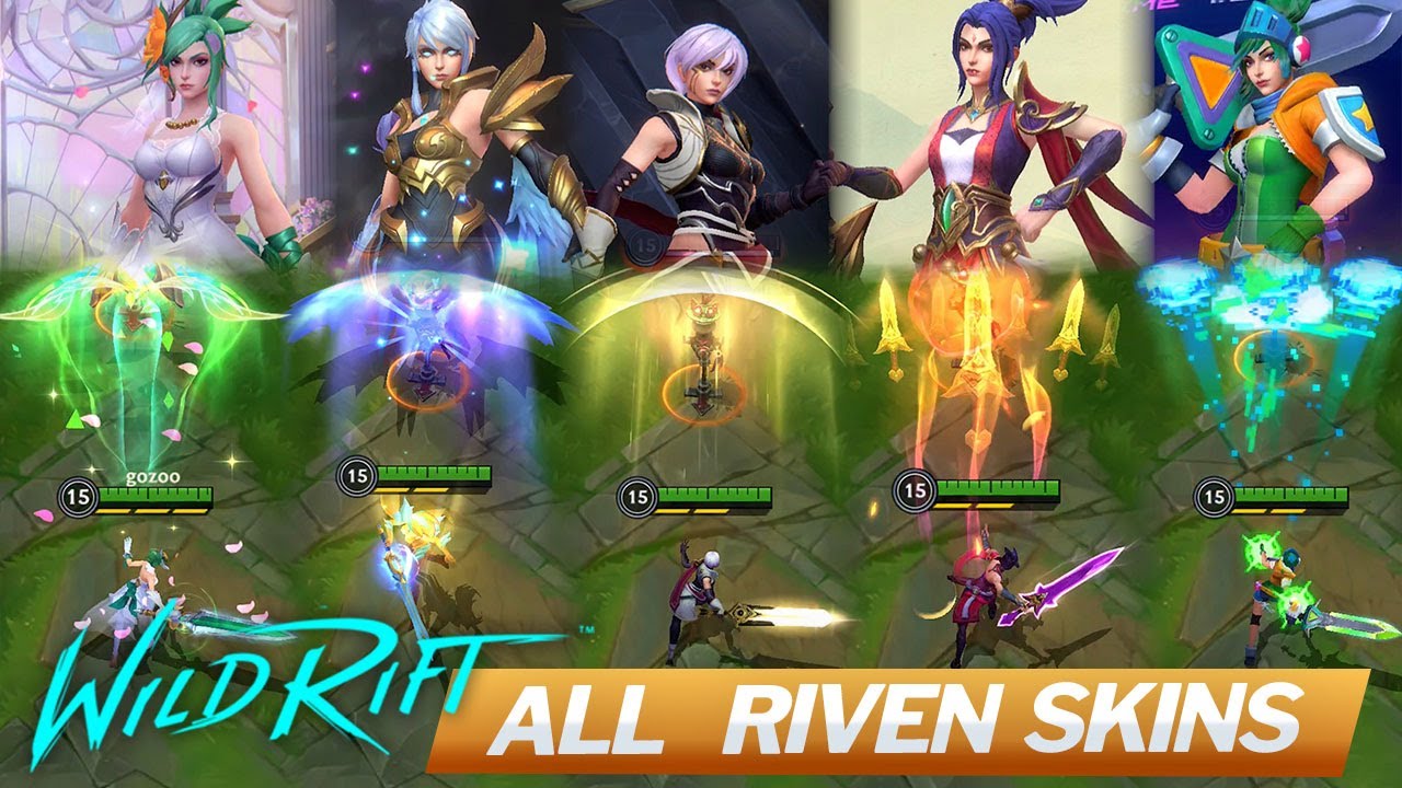 All Riven Skins Comparison 2022 Wildrift