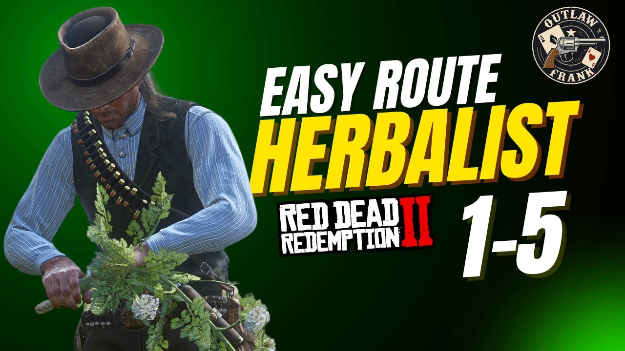 Задания «Травник» в RDR2, части 1–5 – быстрый и простой путь!