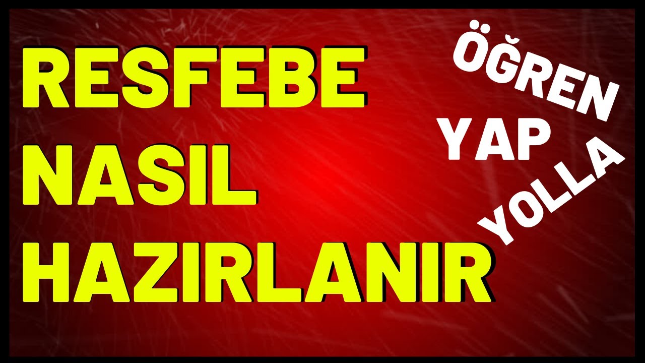 ZEKA OYUNU RESFEBE NASIL HAZIRLANIR / ÖĞREN YAP YOLLA