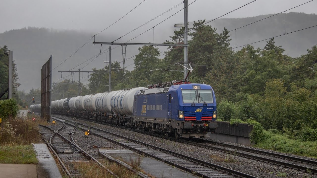 Bahnverkehr in Hornussen / Trafic Ferroviaire à Hornussen