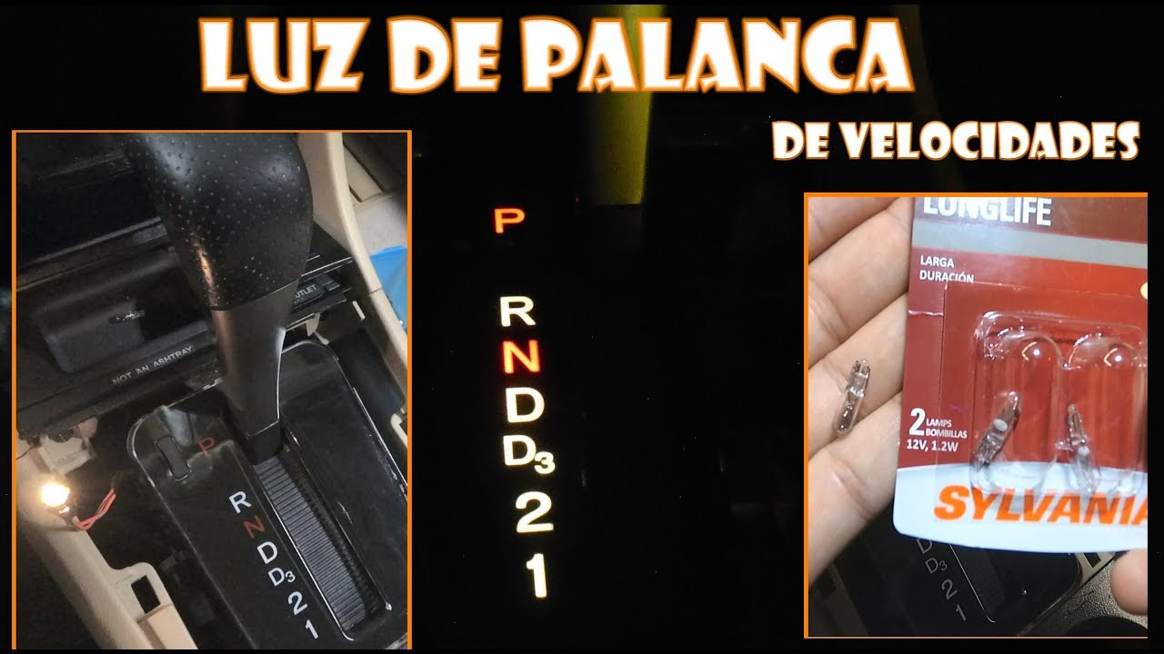 Como cambiar foco de la palanca de las velocidades en el auto (honda)