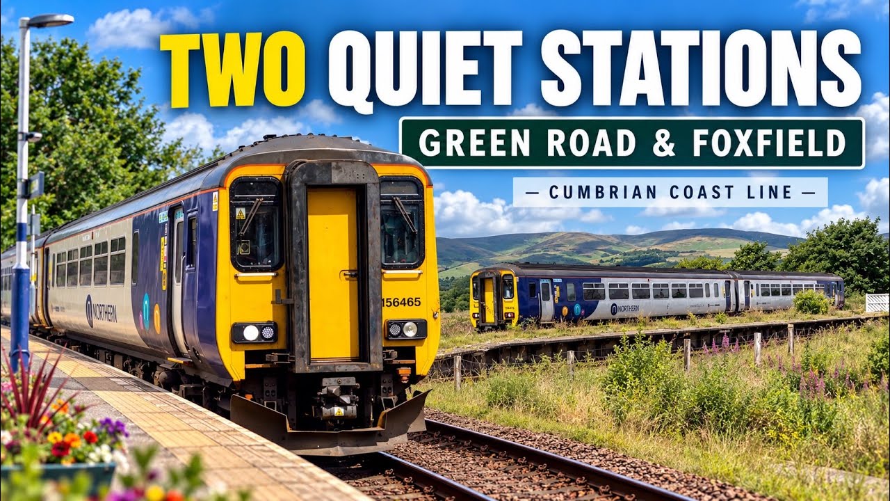 Green Road & Foxfield Stations (Cumbrian Coast Line) - 29th June 2023