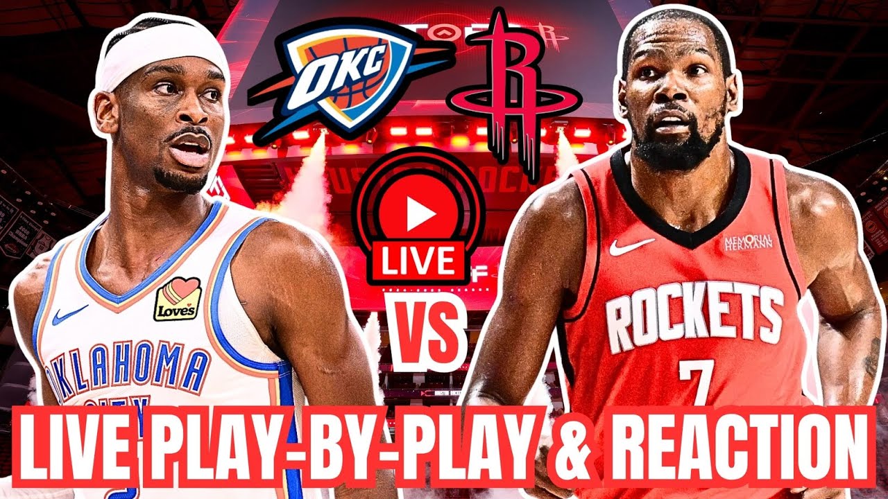 OKC Thunder vs Houston Rockets EN VIVO 🔥 Play by Play | NBA HOY | Partido Imperdible