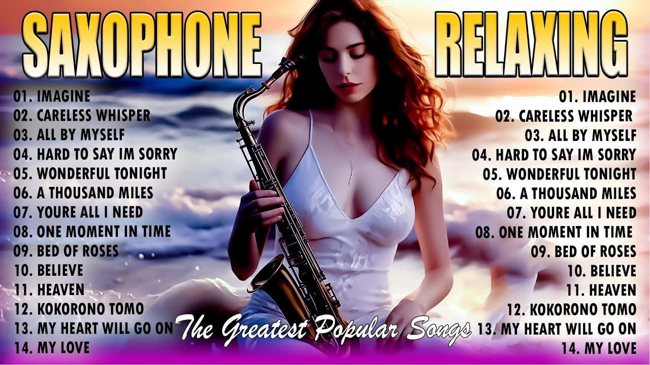 SAXOPHONE RELAXING MUSIC - GREATEST POPULAR SONGS 2024 [ Yamaha PSR-910 ]