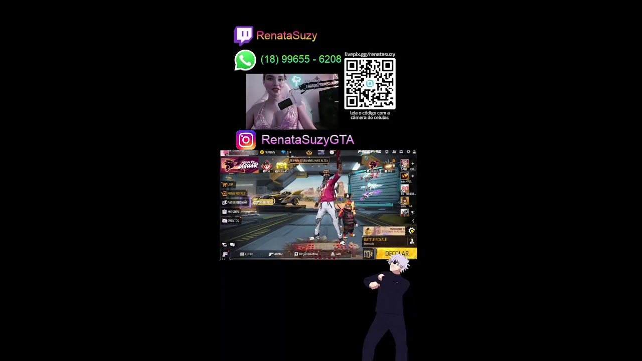 😈🔥 FREE FIRE AO VIVO 😈🔥 LIVE VERTICAL ( SHORTS ) - #shorts #short #shotsfeed / JOGANDO COM INSCRITOS
