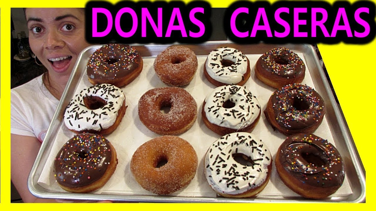 DONAS fritas RECETA FACIL 🍩 donas CASERA